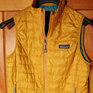Patagonia Yellow Quilted Vest